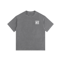 Kingdom Wildlife Logo Vintage Washed Oversized Cotton T-Shirt