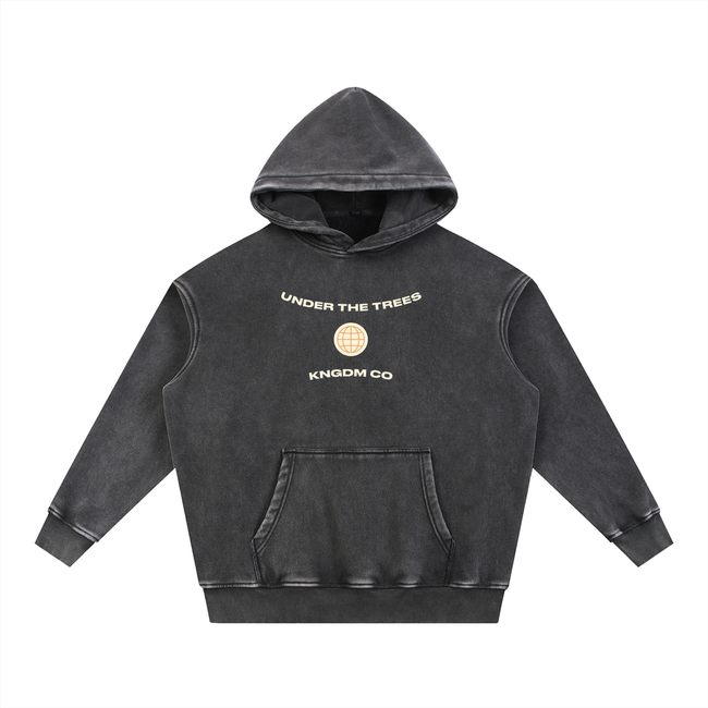 Monarch Snow Wash Fleece Oversize Hoodie