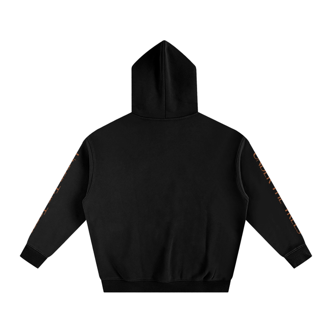 Big Cat Oversize Fleeced Hoodie