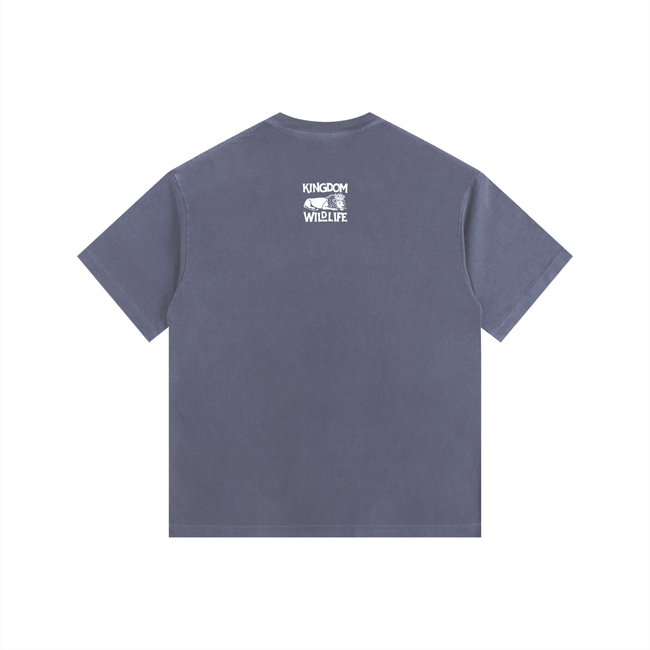 Zebra 1992 Vintage Washed Oversized Cotton T-Shirt
