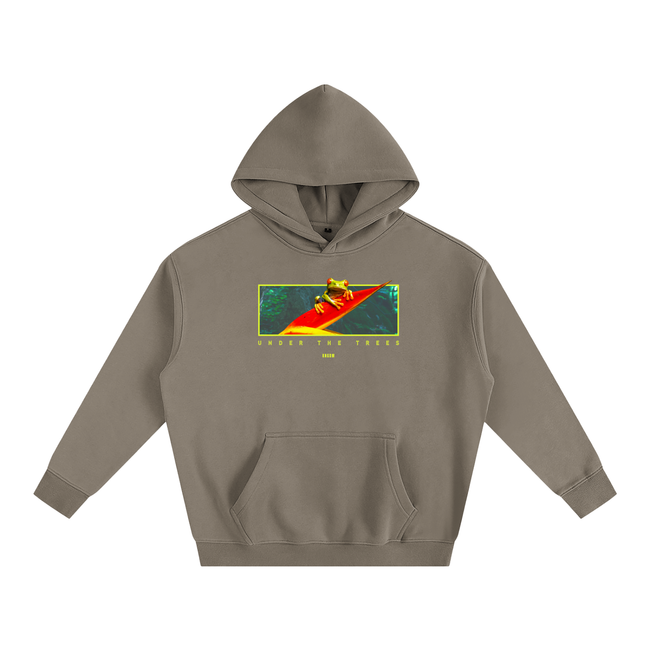 Tree Frog Oversize Fleeced Hoodie