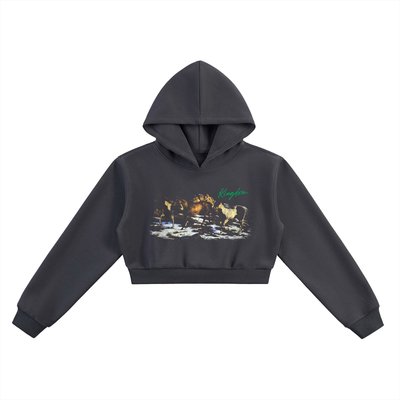 Wild Horse Essential Cropped Hoodie