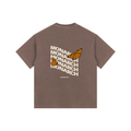 Monarch Vintage Washed Oversized Cotton T-Shirt