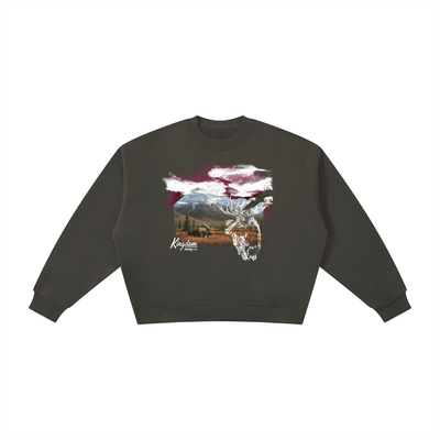 Manifest Destiny Boxy Fleece Crewneck Sweatshirt