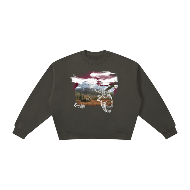 Manifest Destiny Boxy Fleece Crewneck Sweatshirt