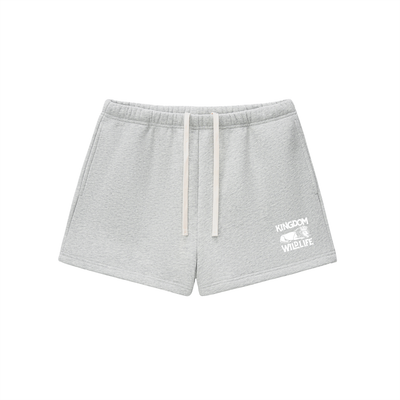 Kingdom Wildlife Women's Essential Fleece Drawstring Sweatshorts