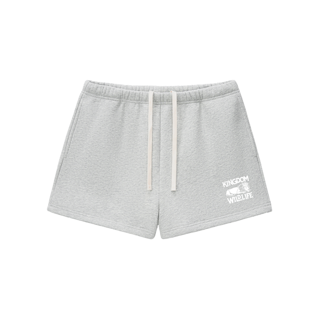 Kingdom Wildlife Women's Essential Fleece Drawstring Sweatshorts