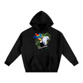 Birds of Paradise Oversize Fleeced Hoodie