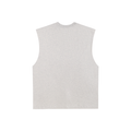 Anaconda Raw Edge Cotton Tank Top