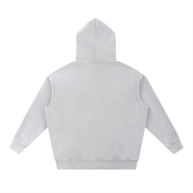 Zebra 1992 Snow Wash Fleece Oversize Hoodie