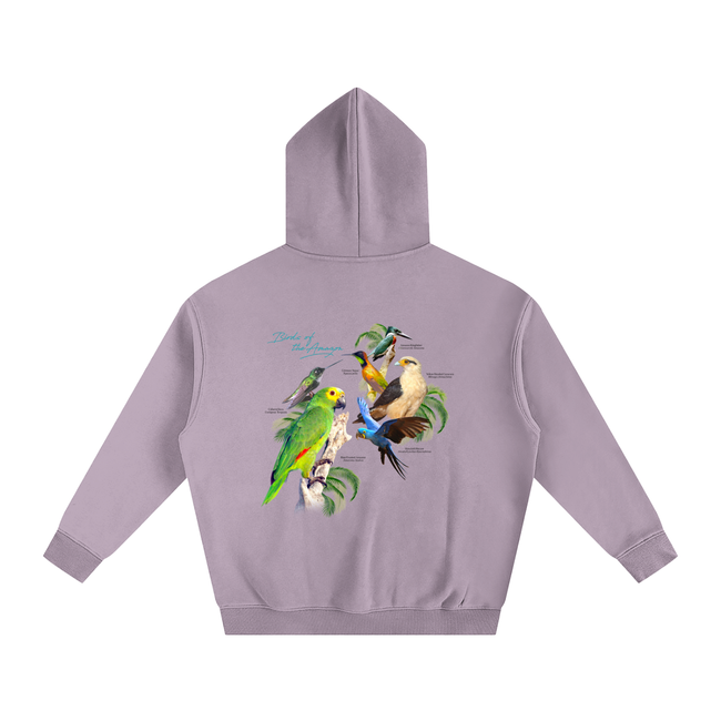 Birds of Paradise Oversize Fleeced Hoodie