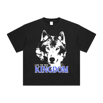 Lead The Pack Washed T-Shirt (Black)
