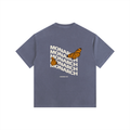 Monarch Vintage Washed Oversized Cotton T-Shirt
