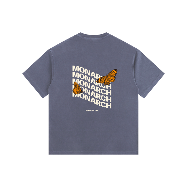 Monarch Vintage Washed Oversized Cotton T-Shirt
