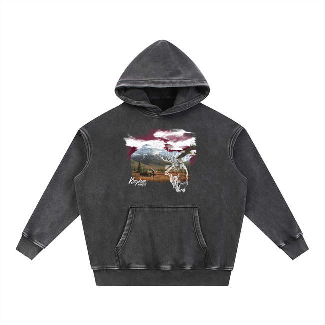 Manifest Destiny Snow Wash Fleece Oversize Hoodie