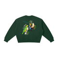 Birds of Paradise Boxy Fleece Crewneck Sweatshirt