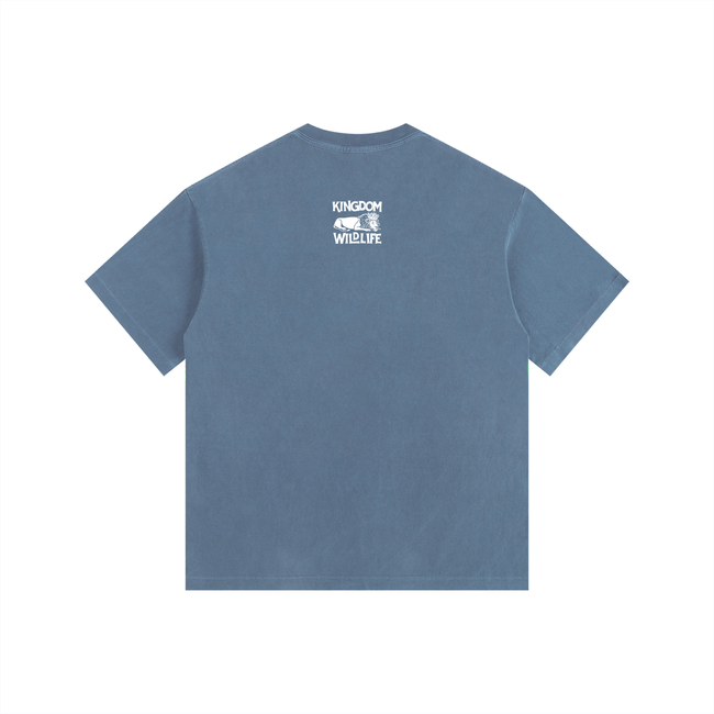 Zebra 1992 Vintage Washed Oversized Cotton T-Shirt