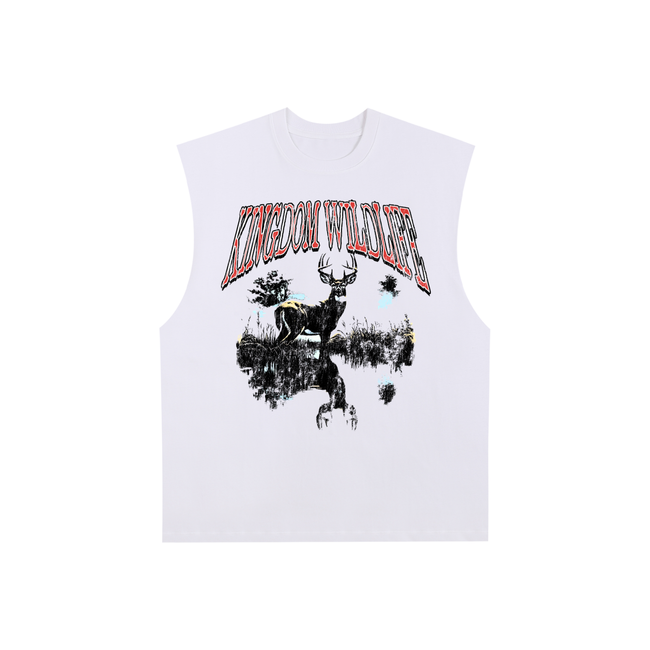 Reflection Raw Edge Cotton Tank Top