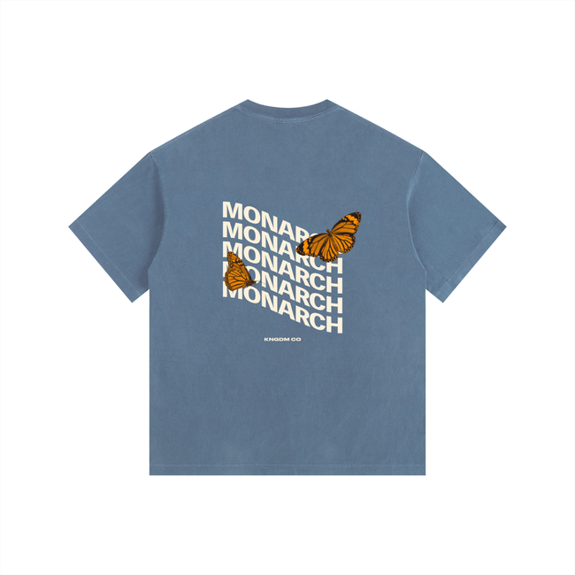 Monarch Vintage Washed Oversized Cotton T-Shirt