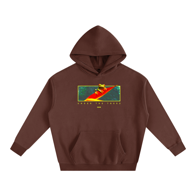 Tree Frog Oversize Fleeced Hoodie
