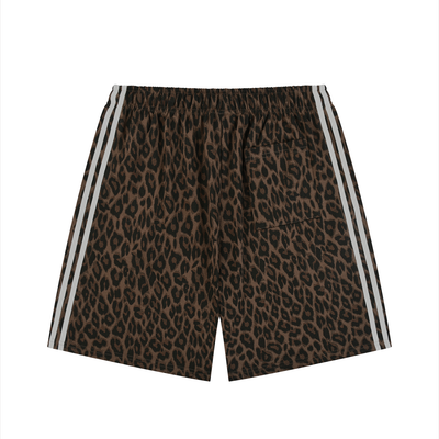 Stay Wild Leopard Drawstring Shorts