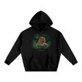 Big Cat Oversize Fleeced Hoodie