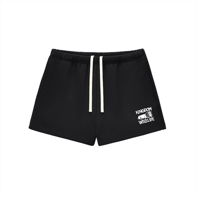 Kingdom Wildlife Women's Essential Fleece Drawstring Sweatshorts