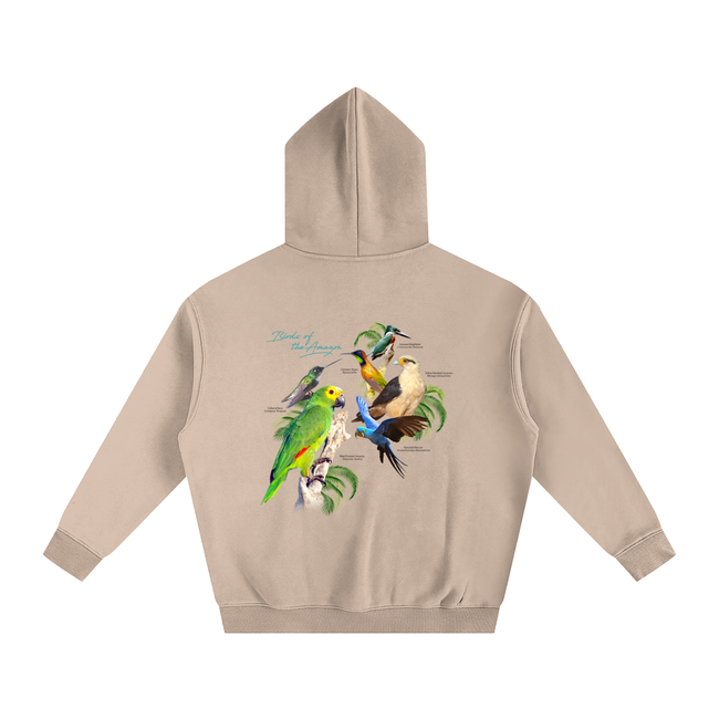 Birds of Paradise Oversize Fleeced Hoodie