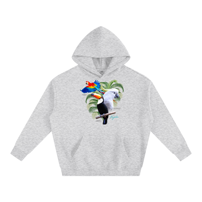 Birds of Paradise Oversize Fleeced Hoodie