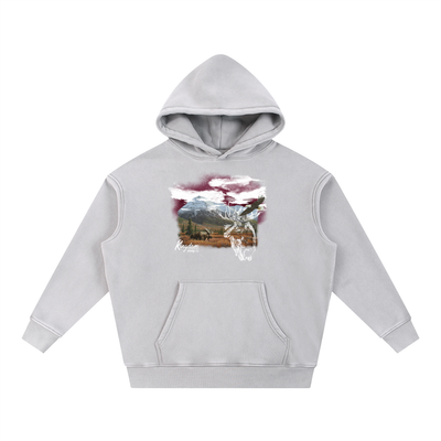 Manifest Destiny Snow Wash Fleece Oversize Hoodie