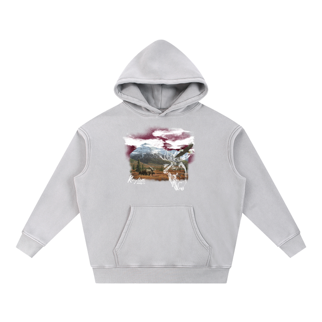 Manifest Destiny Snow Wash Fleece Oversize Hoodie