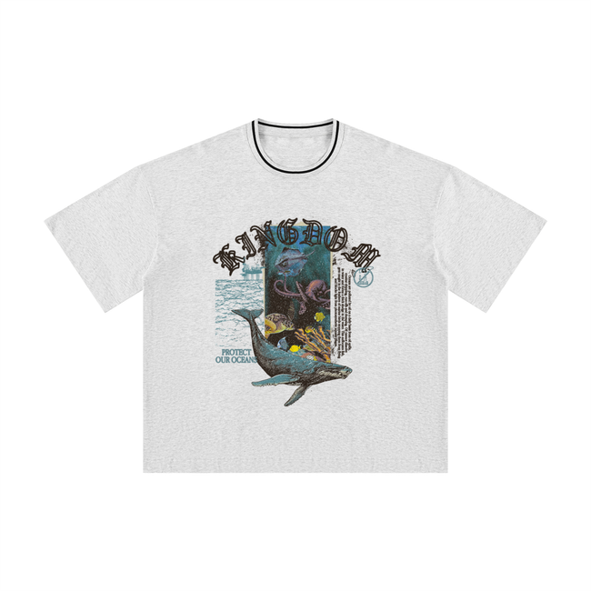 Protect Our Oceans Boxy Ribbed T-Shirt