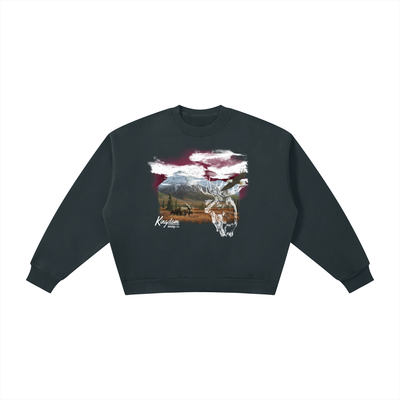 Manifest Destiny Boxy Fleece Crewneck Sweatshirt