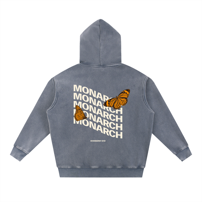 Monarch Snow Wash Fleece Oversize Hoodie