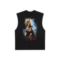 Born Wild Raw Edge Cotton Tank Top