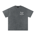 Panther Snow Washed Oversized Cotton T-Shirt