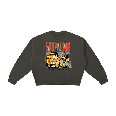 Kingdom National Park Boxy Fleece Crewneck Sweatshirt