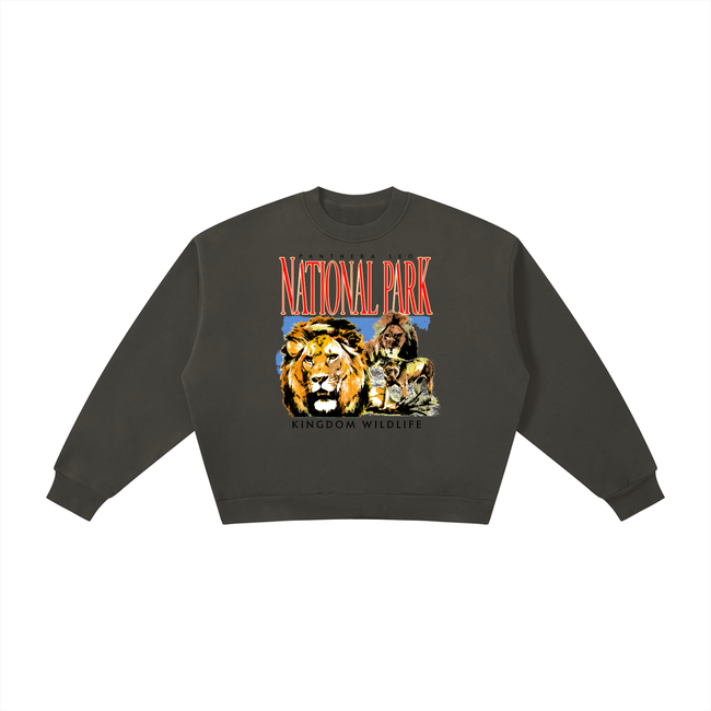Kingdom National Park Boxy Fleece Crewneck Sweatshirt