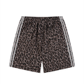 Stay Wild Leopard Drawstring Shorts