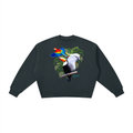 Birds of Paradise Boxy Fleece Crewneck Sweatshirt