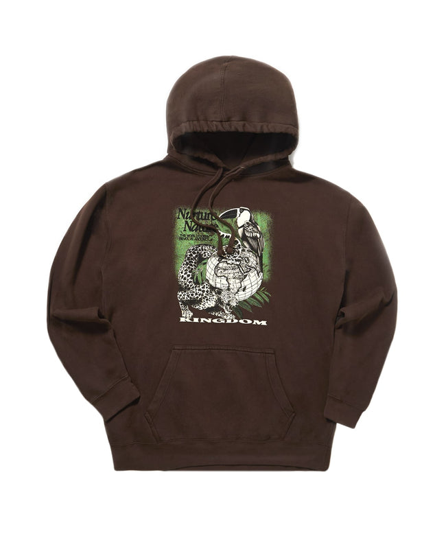 RAINFOREST BROWN PULLOVER HOODIE
