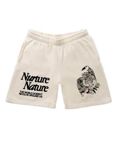 RAINFOREST CREAM SWEAT SHORTS