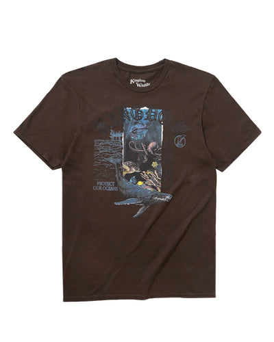 MARINE BROWN TEE